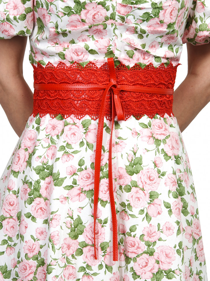 Пояс женский 70037 красный