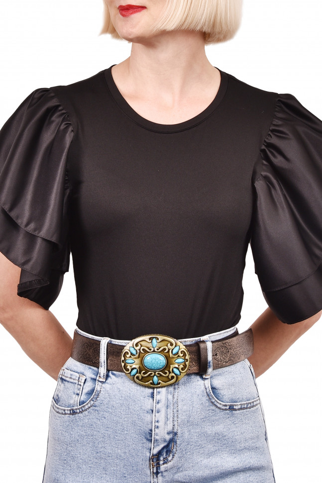 Ремень женский 70046 коричневый