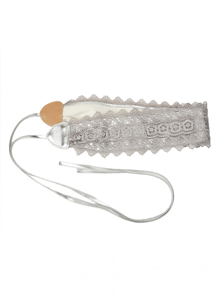 Пояс женский 70037 серебристый