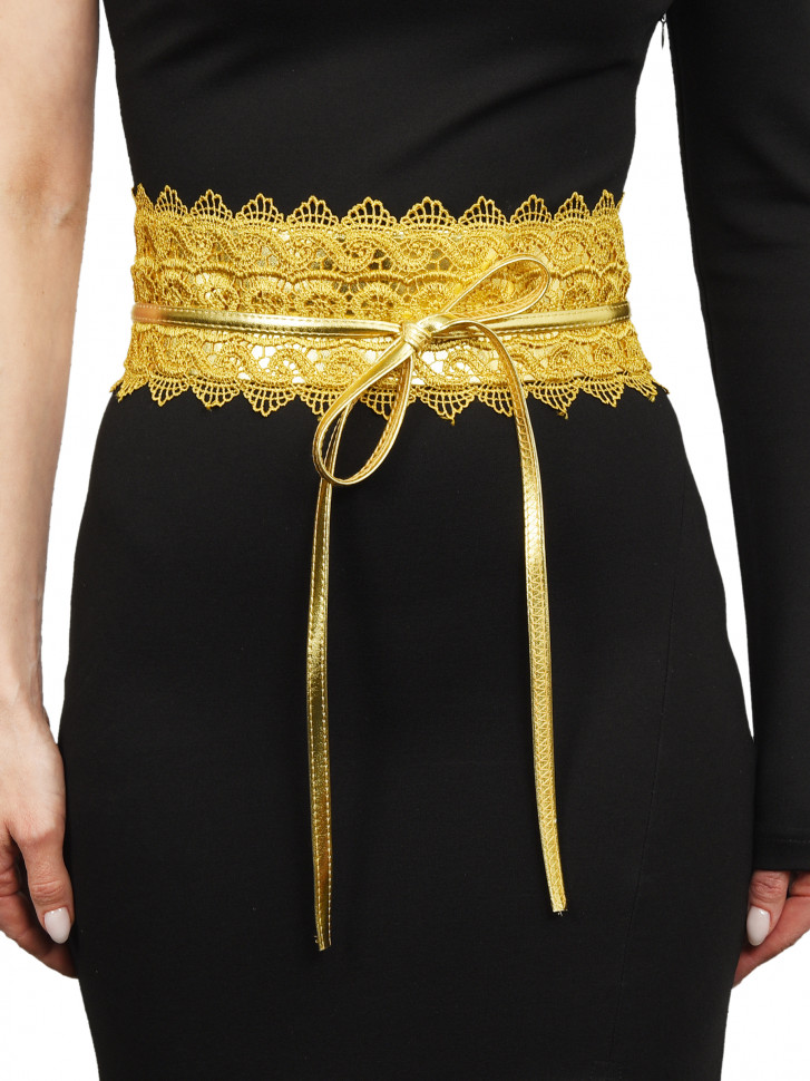 Пояс женский 70037 золотистый