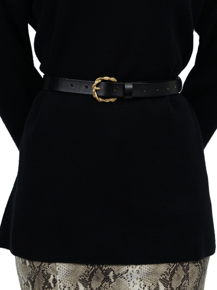 Ремень женский 12836 чёрный