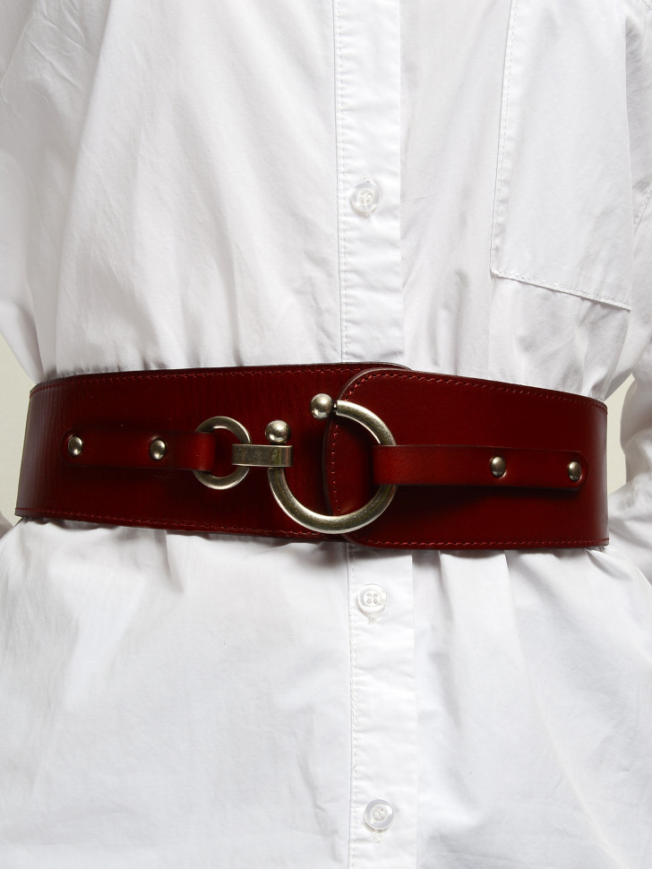 Ремень 1108 бордовый