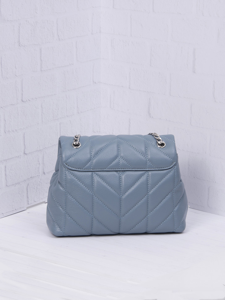 Сумка женская 7003 серо-голубой