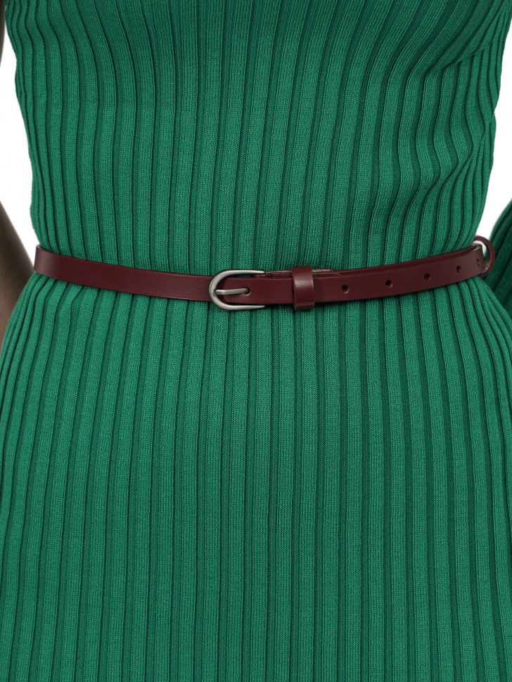 Ремень женский 003 бордовый